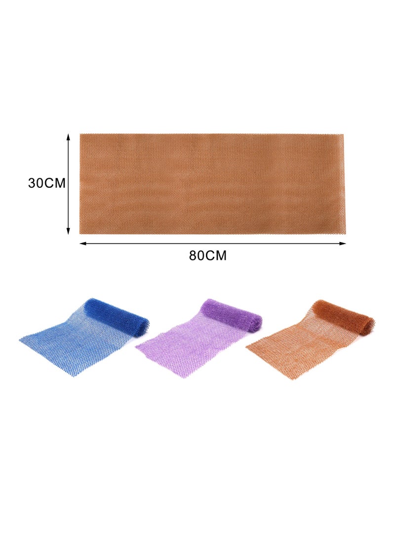 Mesh bath strip bath towel bath foam mesh back bath strip bath ball bath machine 3 Pack - Image 2