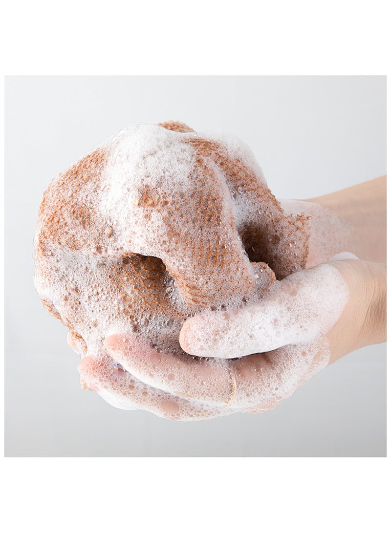 Mesh bath strip bath towel bath foam mesh back bath strip bath ball bath machine 3 Pack - Image 3