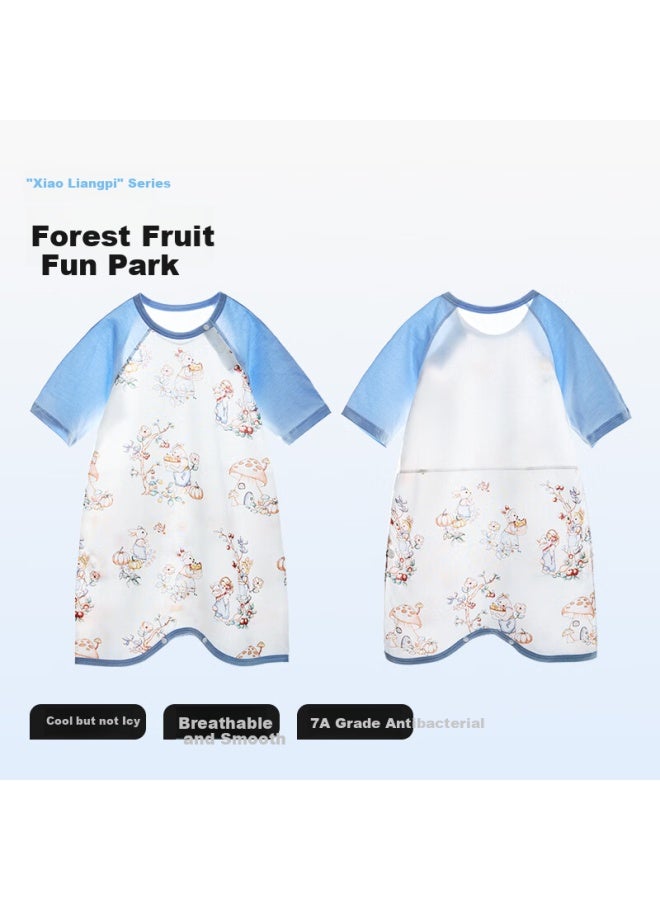 Beipes Baby Sleeping Bag Anti-kick Quilt New Baby One-piece Sleeping Skirt Pure Cotton New Back Mesh Breathable Little Cool Skin