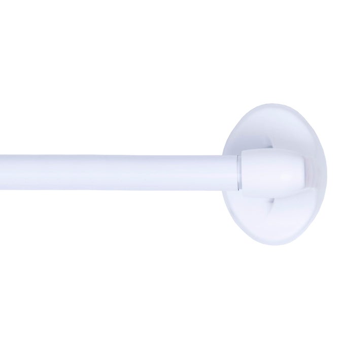 Magnetic Curtain Rod for Metal Doors or Metal Surfaces No Drill Curtain Rod Adjustable Magnetic Rod MultiUse Design 1628 inch Window Privacy Drapery Rods Appliance Rods White Finish