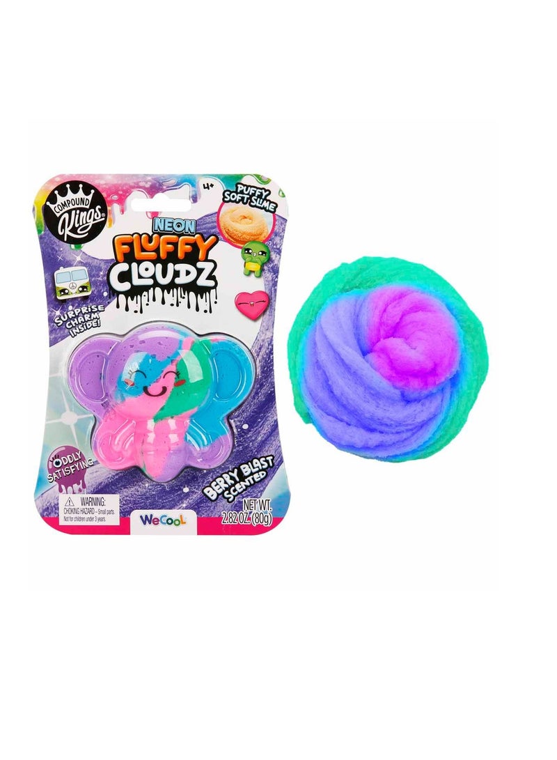 WeCool Neon Fluffy Cloudz Butterfly,Bluebery Scented - Image 1