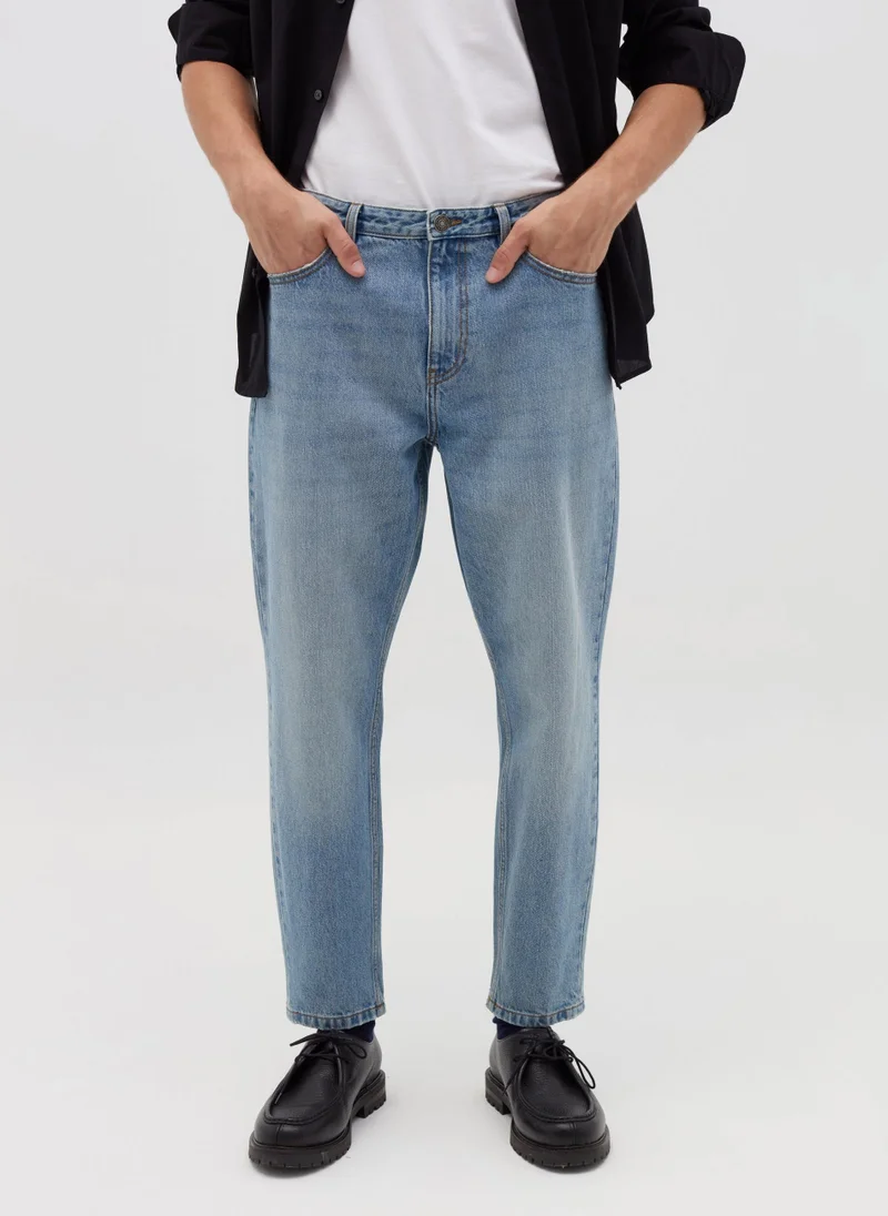 Ovs Ovs Carrot-Fit Jeans With Five Pockets