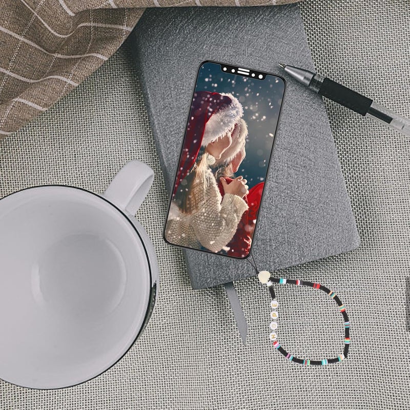 Healifty Practical Phone Lanyard Wrist Strap Anti-lost Mobile Phone Hanging Rope Rainbow Beaded Chain for Smartphones - Image 5