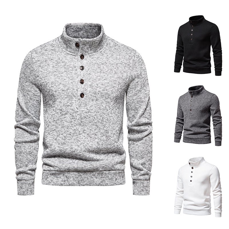 new men''s turtleneck button sweater MY19 - Image 4