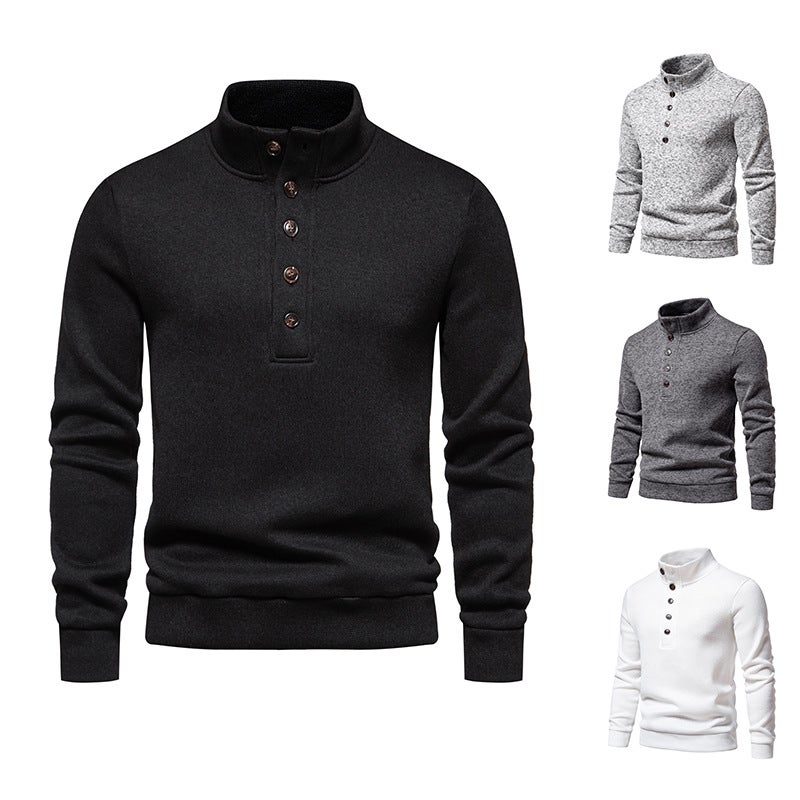 new men''s turtleneck button sweater MY19 - Image 5