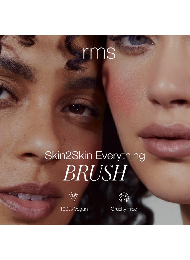 RMS Beauty RMS Beauty Skin2Skin Everything Brush - Cream & Powder Brush, Contour, Highlighter, Setting Powder, or Blush Brush, Makeup Brush Cream & Powder Makeup  - Image 2