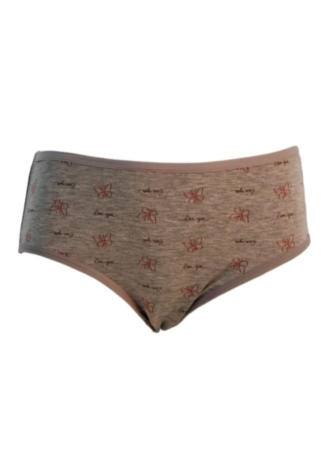 JOANNA JOANNA 33076 Women's Butterfly Design Mid Rise 3-Pack Panties, Multicolor  - Image 4