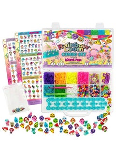 Rainbow Loom ® Loomi Pals™ Combo Set Features 60 Cute Assorted Lp Charms The New Rl2.0 Happy Looms Hooks Alpha & Pony Beads 2300 Colorful Bands All In A Carrying Case Forboys And Girls 7+  - Image 2