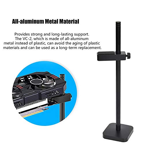 Pomya Graphics Card GPU Brace Support, Holder Bracket, Portable Aluminum Polishing Graphics Card Holder Stand Jack Adjustable Bracket Support (Black) - Image 2