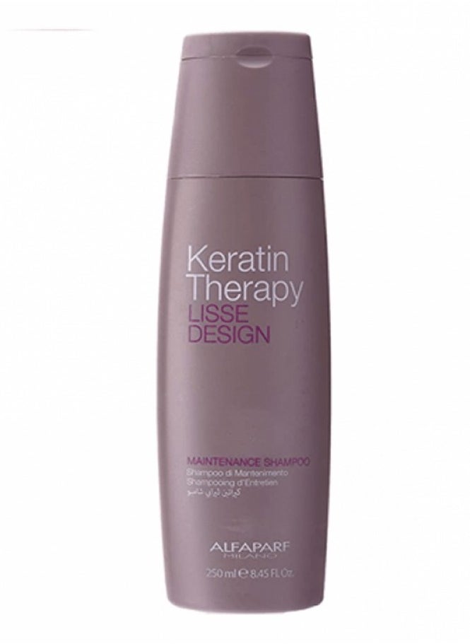 ALFAPARF MILANO Alfaparf Keratin therapy sulfate-free shampoo with keratin and collagen for all hair types 250ml  - Image 1