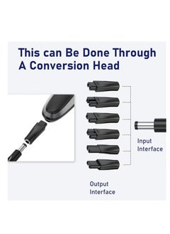 جيوستوس 7 Pack 5V USB Power Rotels لكليبرز الشعر الكهربائي ، تشرق اللحية ، الحطام ، أدوات التجميل ، المصابيح.  - Image 2