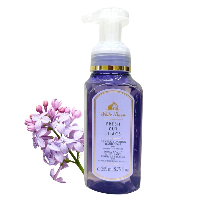 Fresh Cut Lilacs Gentle Foaming Hand Soap 875 Ounce Full Size Pump Bottle Wash - Image 1