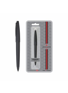 pierre cardin Carbide Metal Ball Pen With Twist Mechanisam | Premium Matt Finish Black Body | Ideal For Christmas, New Year & Corporate Gifting  - Image 1