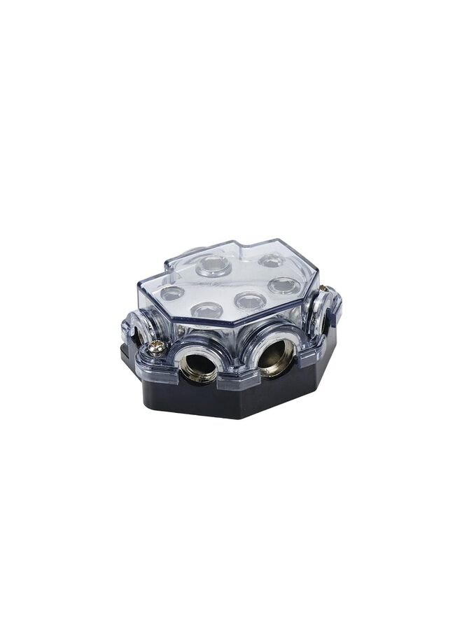 2PCS Power Distribution Block Car Audio 1 in 5 Ways Out Car Audio Distribution Block 0/2/4 Gauge in 2/4/8 Gauge Out Ground Cable Splitter Distribution Block for Automotive  - Image 4