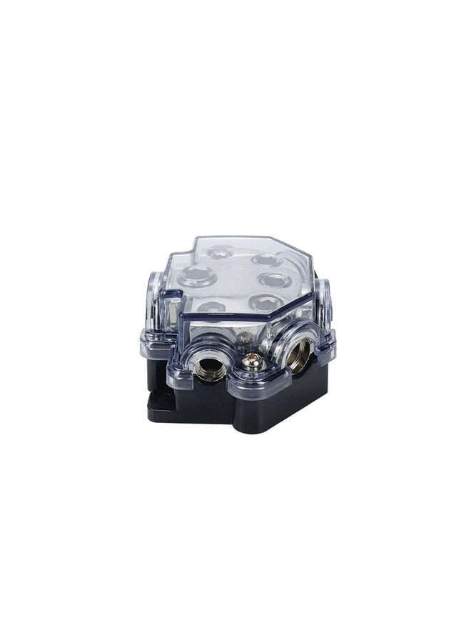 2PCS Power Distribution Block Car Audio 1 in 5 Ways Out Car Audio Distribution Block 0/2/4 Gauge in 2/4/8 Gauge Out Ground Cable Splitter Distribution Block for Automotive  - Image 1