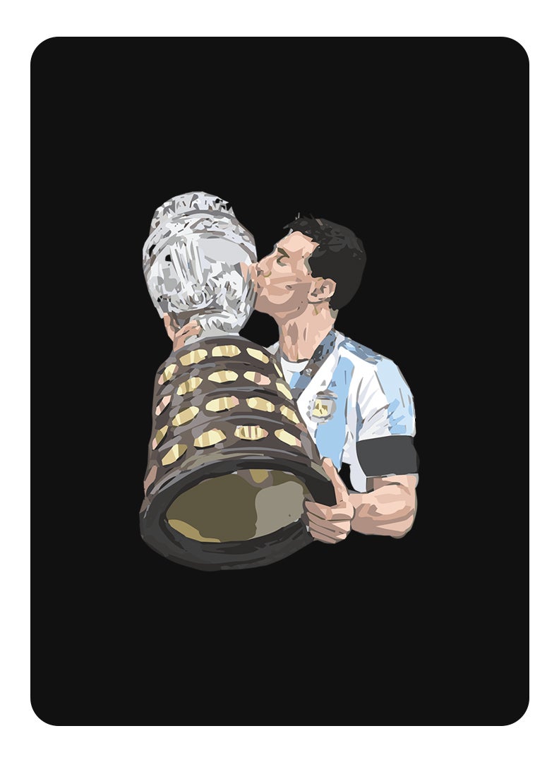 Theodor Protective Flip Case For Huawei MatePad Pro 10.8 (2021) With Trifold Stand Auto Wake Sleep Shockproof Cover Messi - Image 1