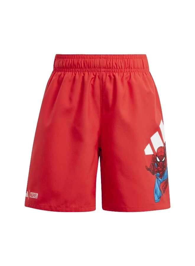 Adidas adidas x marvel spider-man 5 inch men swim shorts