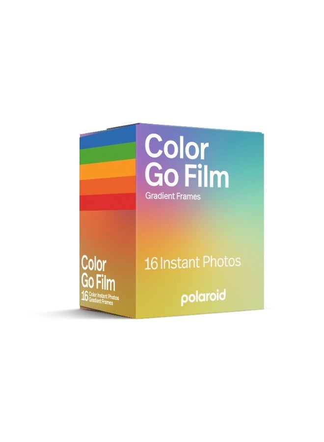 Polaroid Go Color Instant Film Double Pack | 16 Photos, Gradient Frames, 10-15 Min Development, Pocket-Size Analog Film, Compatible with All Go Series Cameras - Image 2