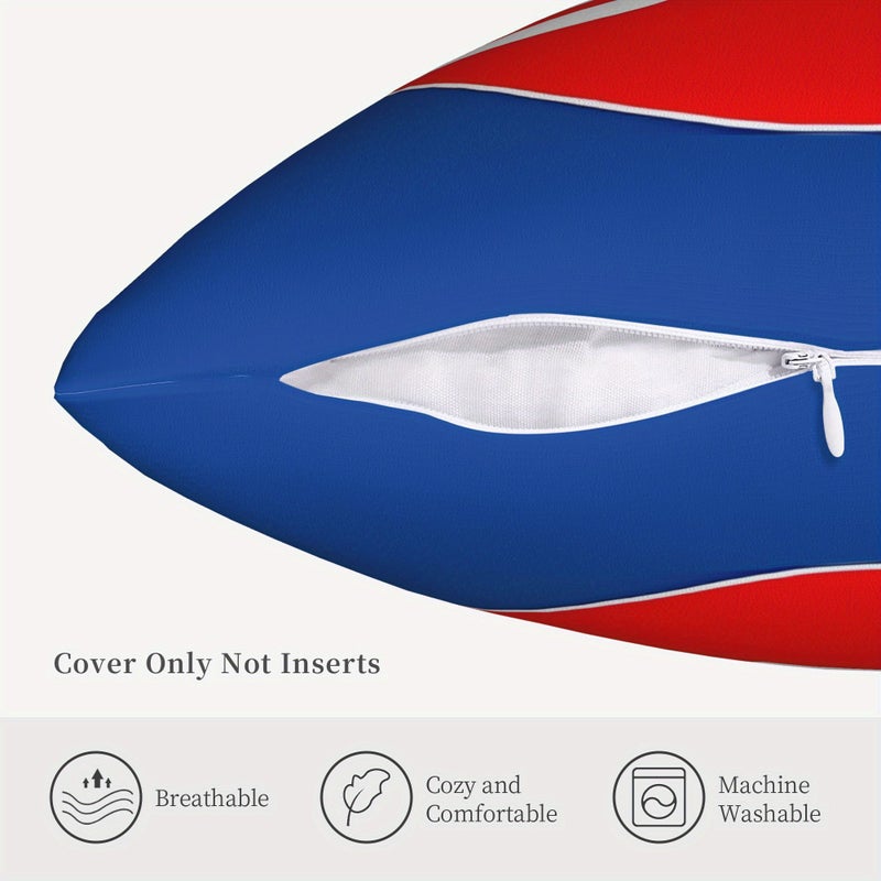 Colorful Decorative Throw Pillow Cover 17 72 Inch Zipper Closure Hand Machine Washable - Image 5