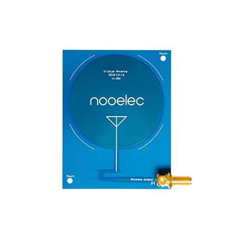 Nooelec Iridium Patch Antenna - High Gain (3dBi) 1620MHz PCB Antenna with SMA Connector for Iridium and Other L-Band Applications. 1.62GHz Center Frequency and 80MHz+ Bandwidth - Image 1