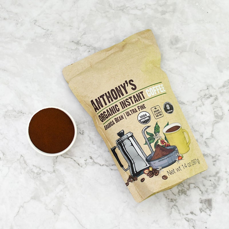 Anthony's Organic Instant Coffee,14oz, Ultra Fine Microground, Gluten Free, Arabica, Non GMO - Image 5