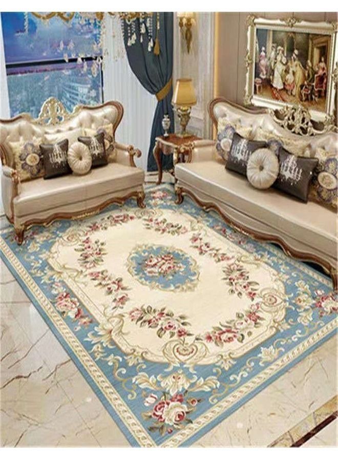 fashionhome New Style Washable Sticky Printed Floor Carpet Rug 230 x 160 cm, Rectangle - Image 1