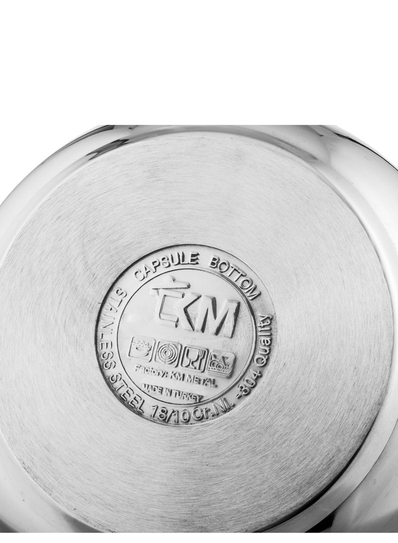 High quality Turkish stainless steel pot, size 30 cm, capacity 14 liters - Image 3