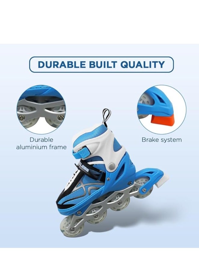 ENDLESS  Inline Adjustable Skates | Aluminium Chassis and 70 mm PU Wheels | All Wheels Flash, ABEC 7 Bearings  - Image 4