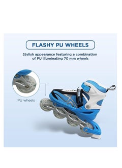 ENDLESS  Inline Adjustable Skates | Aluminium Chassis and 70 mm PU Wheels | All Wheels Flash, ABEC 7 Bearings  - Image 5