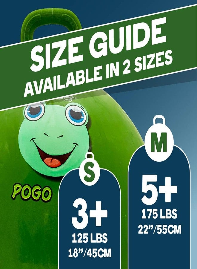 Flybar Hopper Ball for Kids, Inflatable Bouncy Ride-On Ball w/ Handle for Indoor & Outdoor Active Play, Includes Pump, Jump Ball Toy for Boys & Girls, Supports Up to 185 lbs, Ages 6+, 22-Inch, Medium - Image 5