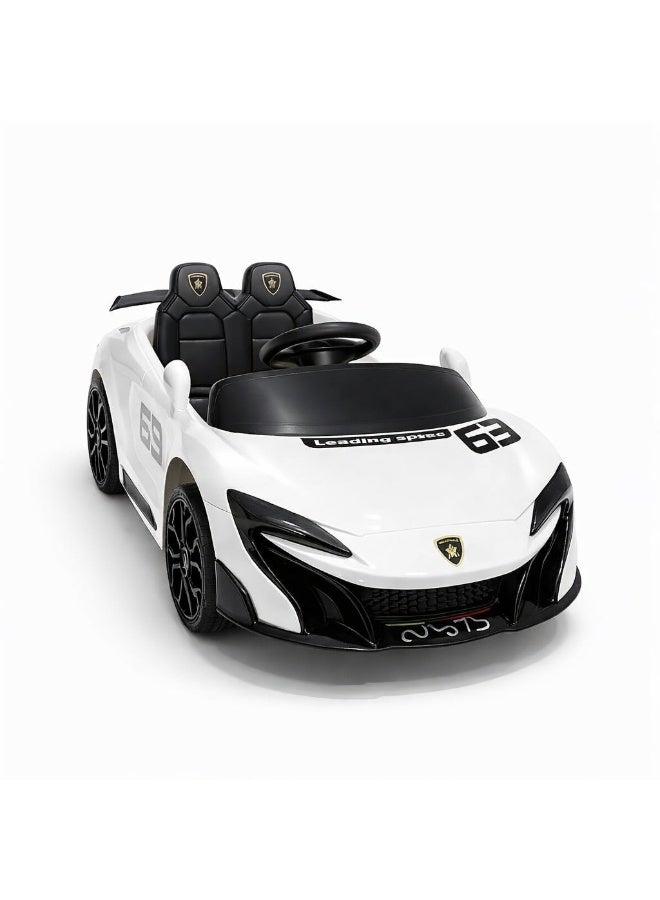 ضحكة  سيارة ركوب كهربائية للأطفال 6V بمحرك 380، تصميم رياضي - Image 1