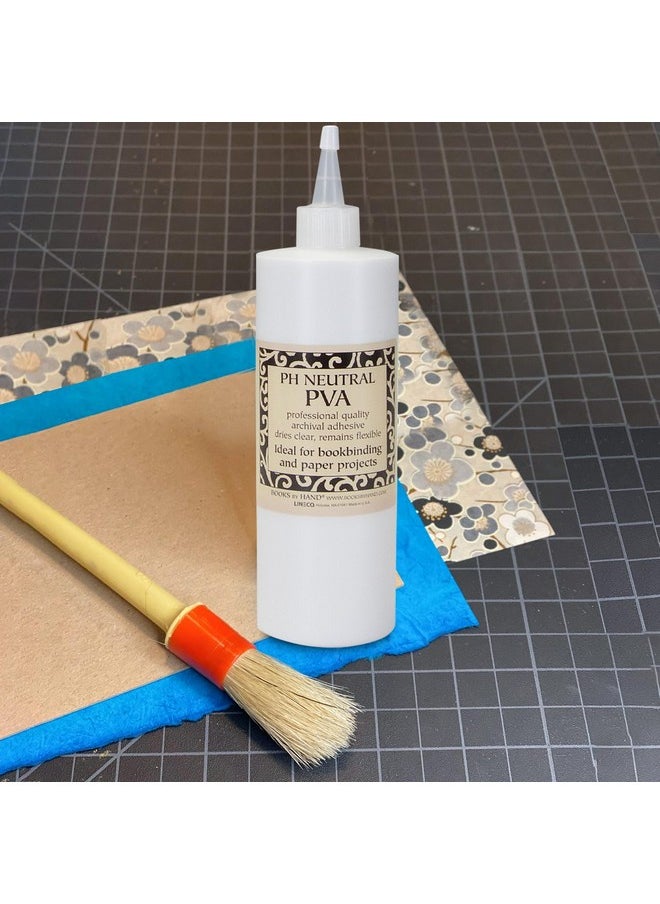Lineco Books By Hand Ph Neutral Adhesive Archival Quality Acid Free Dries Clear And Quick Water Soluble Lay Flat Property 16 Ounces (1 Pack)  - Image 4