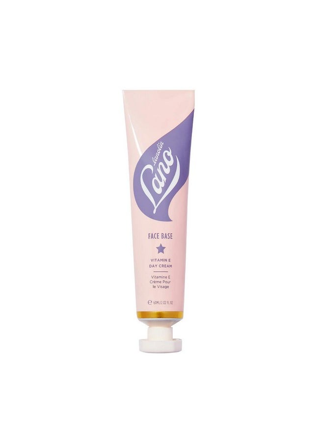 Lanolips - Face Base Lanolin & Vitamin E Face Cream - Hydrating Face Moisturizer With Lanolin Oil, Vitamin E & Colloidal Oatmeal For Normal-Dry & Sensitive Skin - Soothing Lanolin Cream (60Ml / 2.02Oz) - Image 1