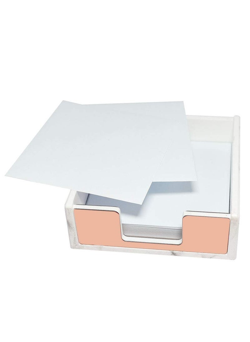 SYOSI SYOSI Sticky Note Holder, Acrylic Memo Pad Holder, Acrylic Sticky Notes Dispenser, Notepad Holder Acrylic Desk Organizer for for Desk Organization, Office, Home  - Image 2