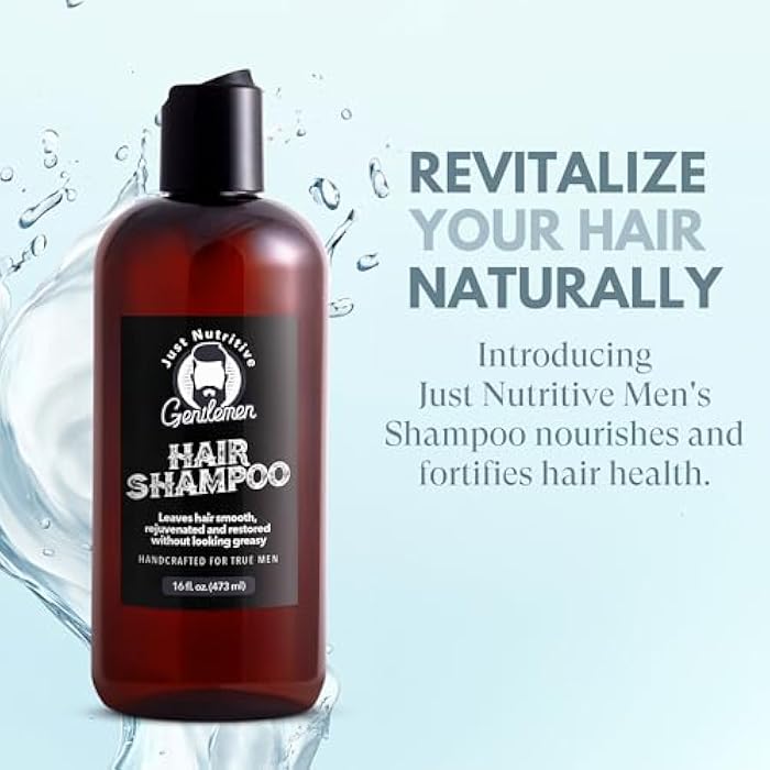 Just Nutritive Hair Shampoo | Gentlemen | The Best Shampoo made for Men - Image 3
