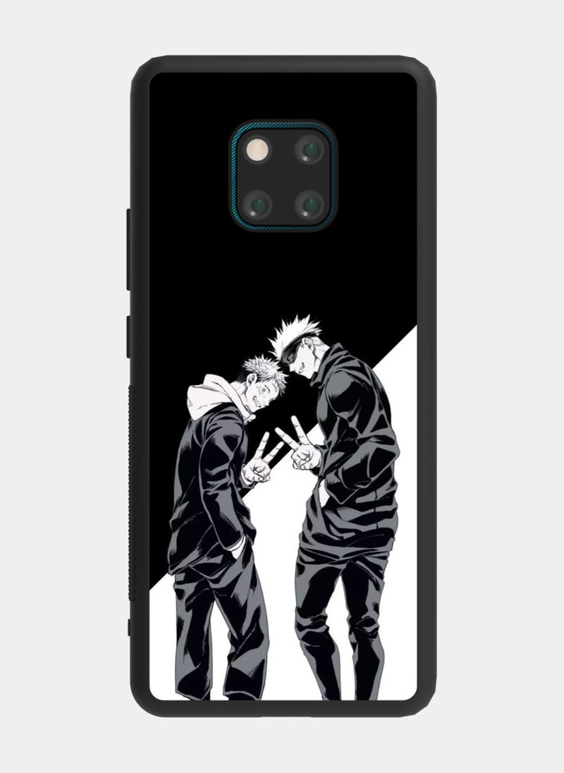 بكسلات كفر هواوي ميت 20 برو جوجوتسو كايسن غوجو و ايتادوري ابيض - Image 1