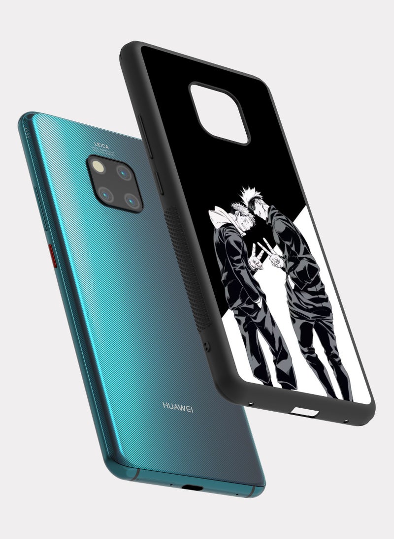 بكسلات كفر هواوي ميت 20 برو جوجوتسو كايسن غوجو و ايتادوري ابيض - Image 2