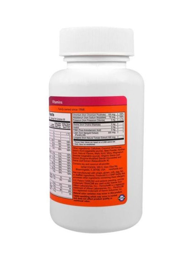 Now Foods Kid Vits Berry Blast Multivitamin Supplement - 120 Chewables - Image 3