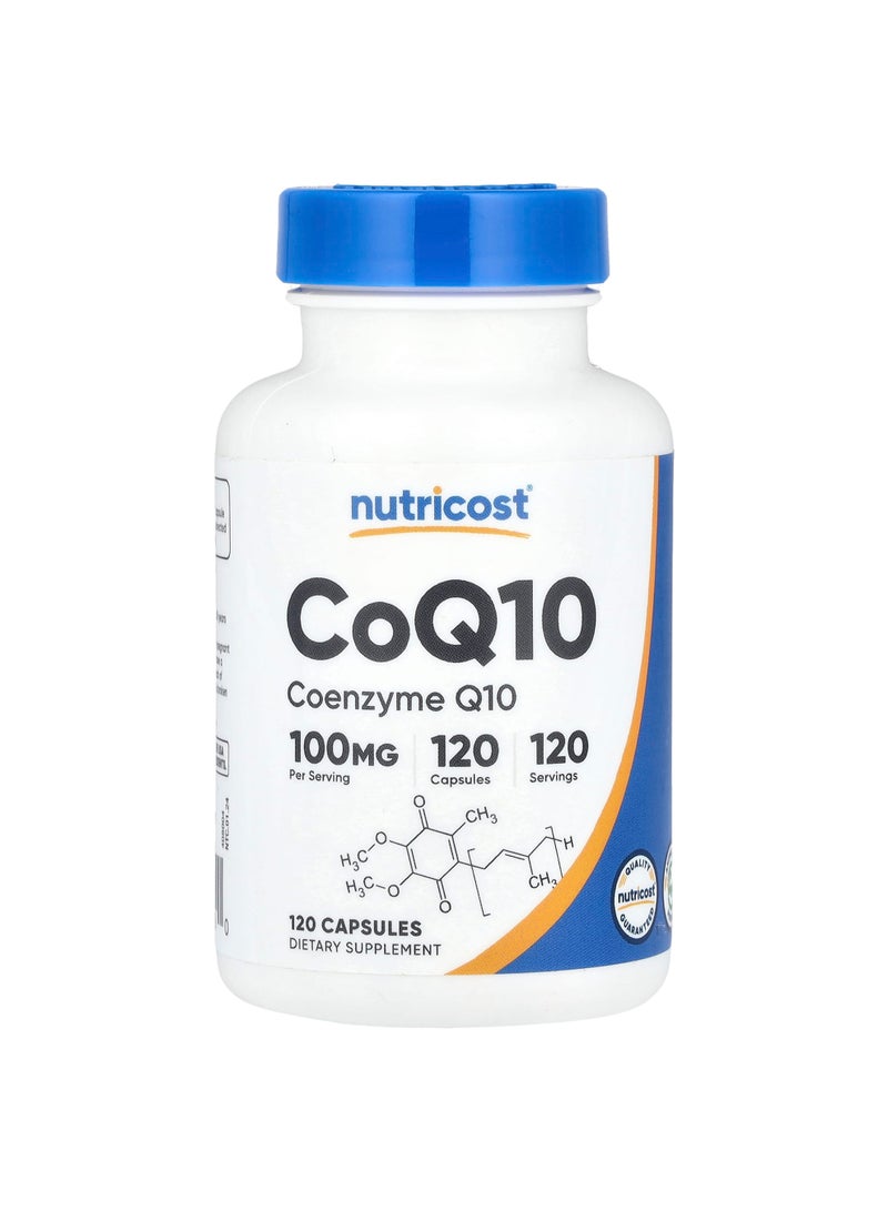 Nutricost CoQ10, 100 mg, 120 Capsules