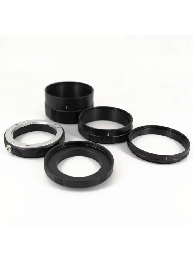 3-Piece Macro Extension Tube Set – For Panasonic/for Olympus M43 Cameras (OM-1, EM-5, GH Series) - Image 3