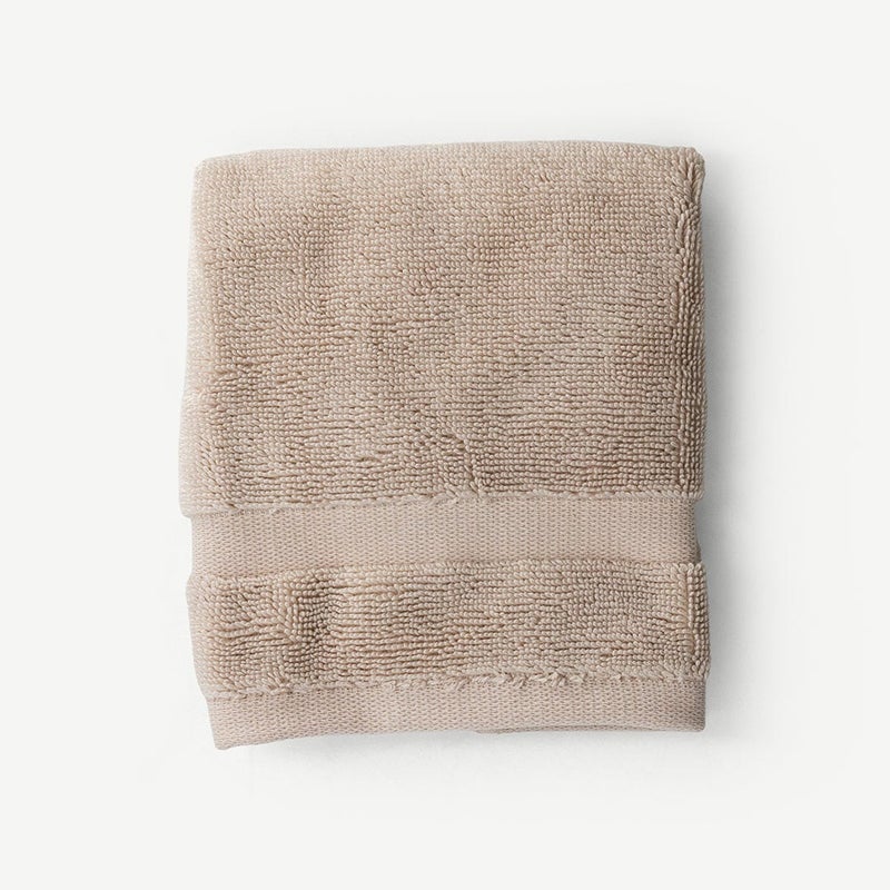 OC HOME منشفة وجه بيج - 30x30 سم للجميع