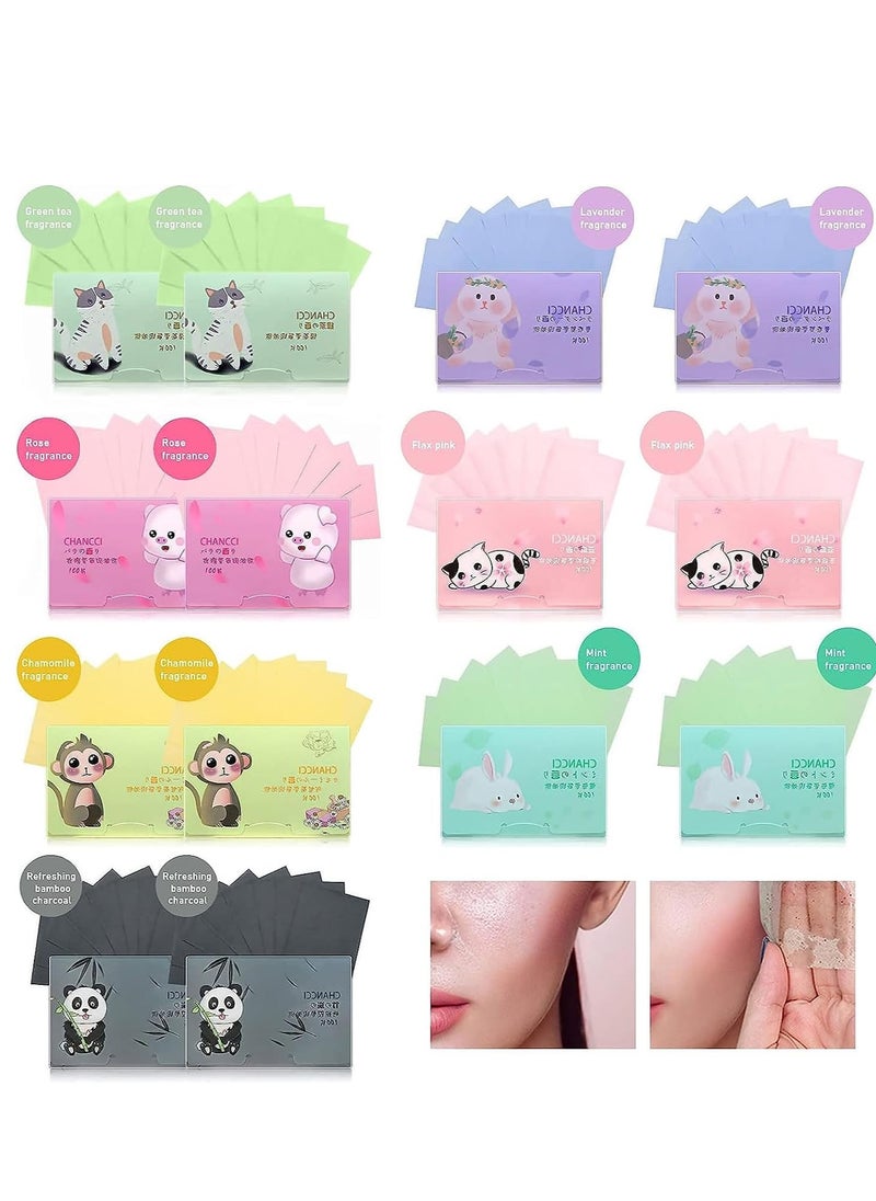 SYOSI Oil Blotting Sheet 1400 Pcs Face Papers Natural Absorbing Sheets for Makeup Skin Care Clean Matte Removal 9.5 * 6.5CM  - Image 1