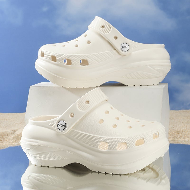 Children'S Cave Shoes Women'S Thick-Soled Height-Increasing Parent-Child Girl'S Outdoor Non-Slip Shoe Slippers For Women - Image 1