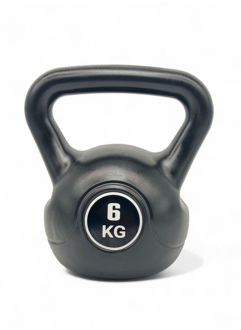Solid Kettlebell, Home Gym Strength Training Equipment with Non-Slip Handle, Multi-Functional Fitness Kettlebell for Powerlifting, Bodybuilding, Core Training and Push-ups