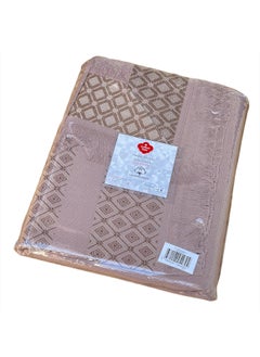 COTTON BOX Cottonbox Twins 100% Cotton Beige Beach Towel  - Image 2