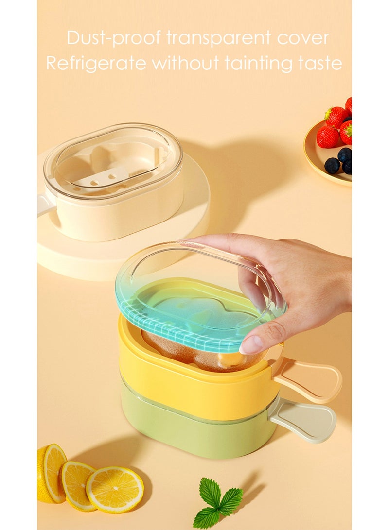 3 Pieces Ice Lolly Moulds with Sticks, Popsicle Mould Bpa Free Ice Cream Moulds Reusable Ice Pop Holders for Kids Babies Adults for DIY Fruit, Yogurt, Juice, milk, Homemade Popsicle (Multicolour)