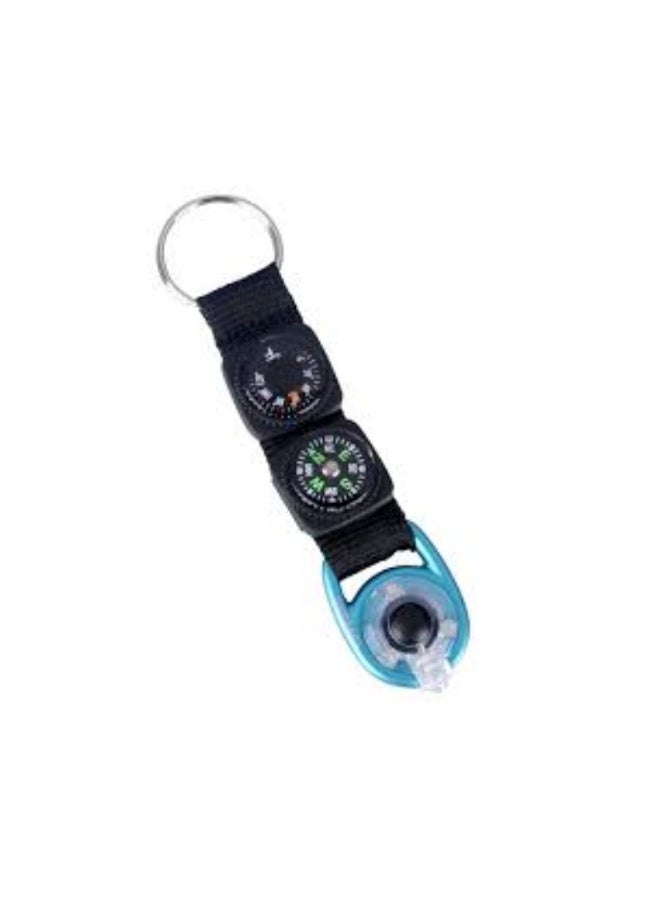 مونكيز LED MULTI PURPOSE KEY WITH COMPASS THERMOMETER KEYRING - Image 1