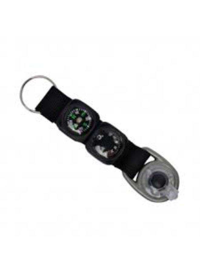 مونكيز LED MULTI PURPOSE KEY WITH COMPASS THERMOMETER KEYRING - Image 3