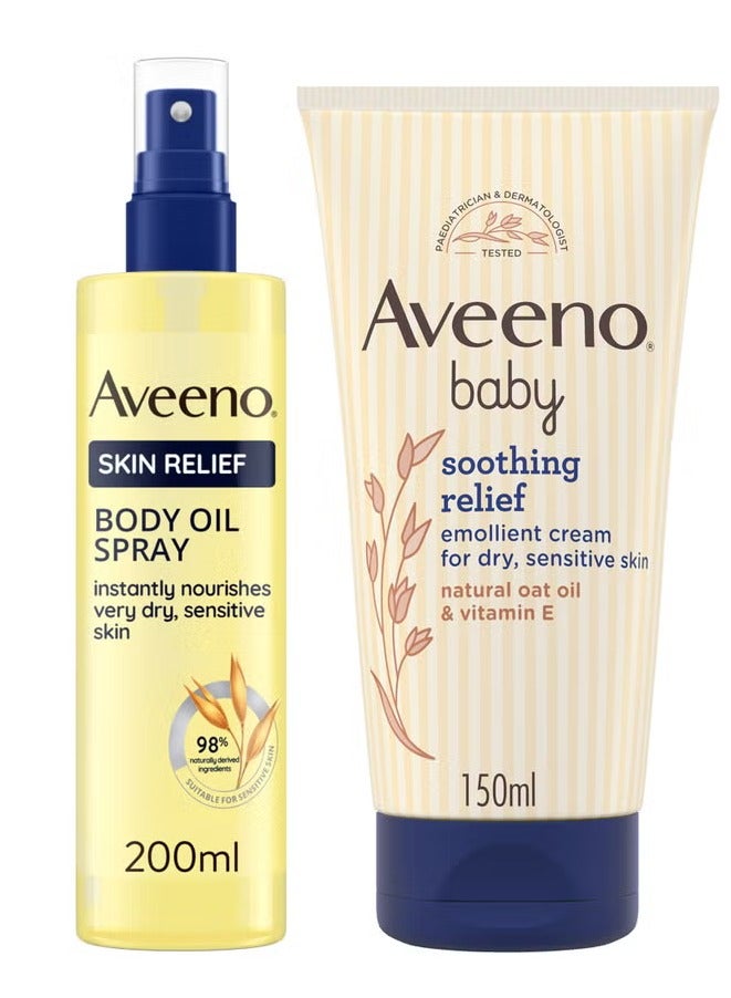 Aveeno Aveeno Mum and Baby Moisturising Duo  - Image 1