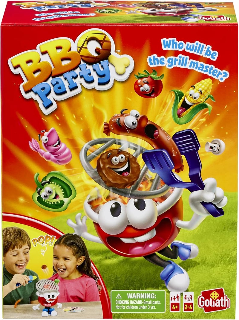 Goliath BBQ Party Game  Put Food On The BBQ Grill Before The Grill Pops  No Reading  No Batteries Required  24 Players  Ages 4 and Up - Image 1
